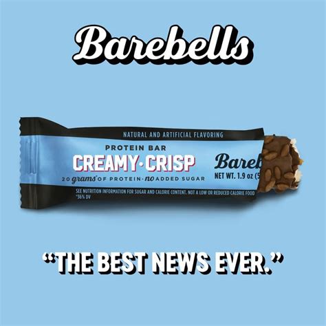 Barebells Protein Snacks Bars Creamy Crisp 12 Count 1