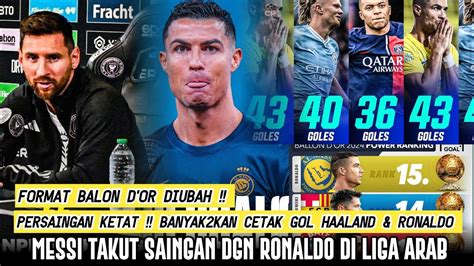 Messi Takut Gak Berani Saingan Dgn Ronaldo Di Liga Arabketat Ronaldo