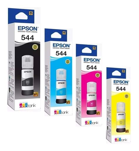 Combo 4 Tintas 544 Originales Para Epson L3160 L5190 L3150 Envío gratis