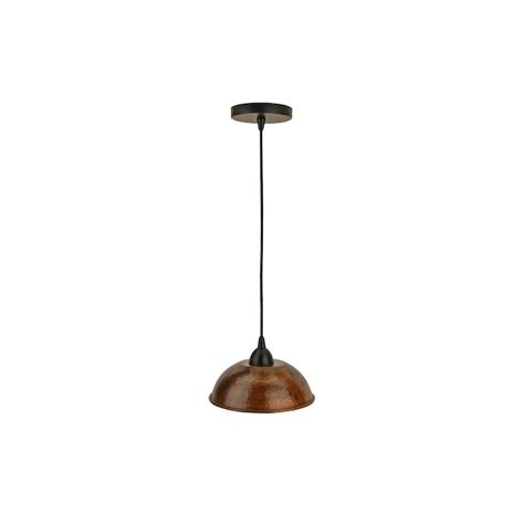 Premier Copper Products Pendant Lights Oil Rubbed Bronze Rustic Dome Mini Hanging Pendant Light