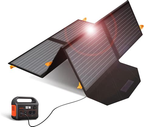 FLEXSOLAR Kit Pannello Solare Pieghevole 60W Caricabatterie Solare