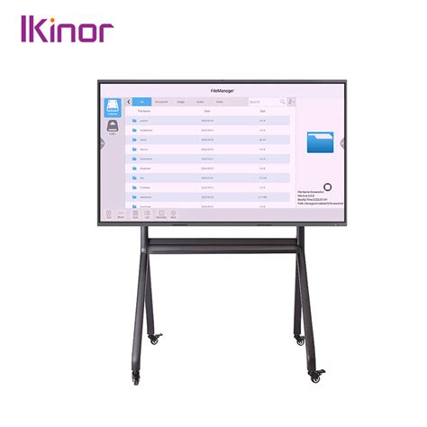 Ikinor Big Sizes Android System Inch Interactive Falt Panel