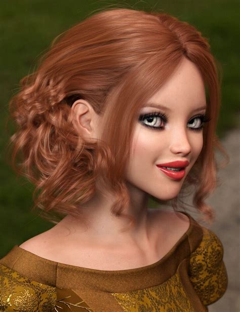 Bendine Hair For Genesis 3 And 8 Female S Render State