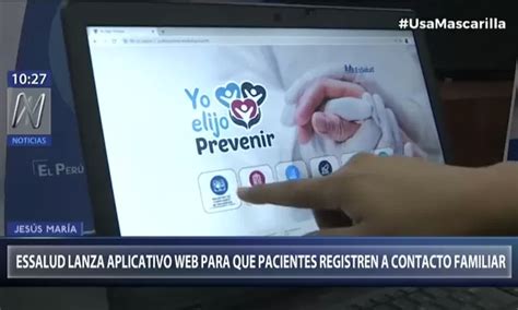 Essalud Present Plataforma Web Para Que Pacientes Con Covid