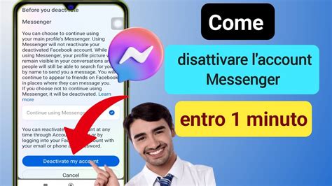 Come Disattivare L Account Messenger Disattiva L Account