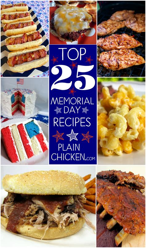 Top 25 Memorial Day Recipes Plain Chicken