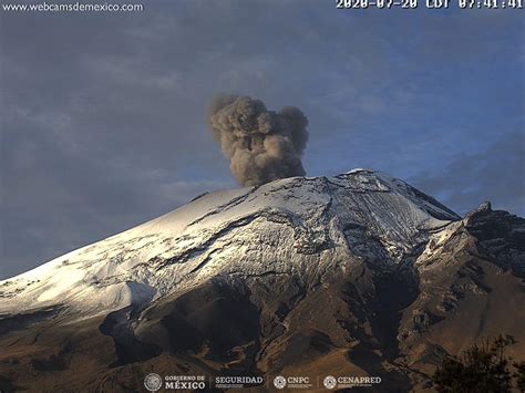 Reporte Del Monitoreo De Cenapred Al Volc N Popocat Petl Hoy De