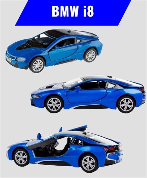 Купить Bmw I8 Blue металл синий в Алматы Магазин на Kaspikz
