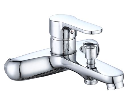 Buy Shower Hot And Cold Mixer Fiona Polished Chrome Bathtub Single Lever Faucet Shower Tap