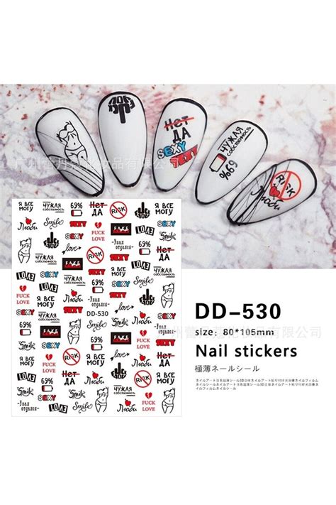 V Ola Project T Rnak S Sleme Sticker Nail Art T Rnak D Vmesi Tirnak