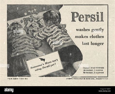 Uk Persil Magazine Advert Stockfotos Und Bilder Kaufen Alamy