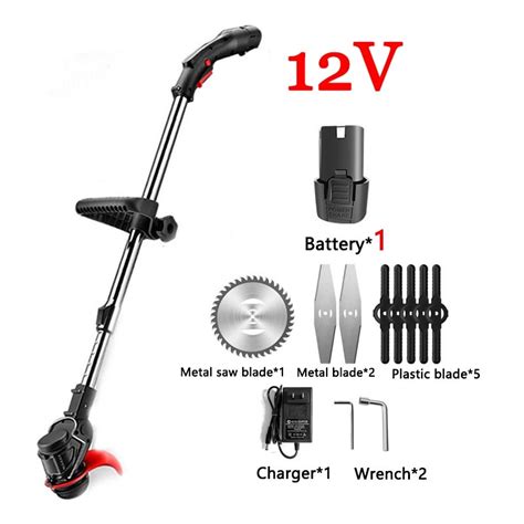 Grass Cutter Cordless Electric Lawn Mower Grass Trimmer With Rechargeable Lithium Battery 36v