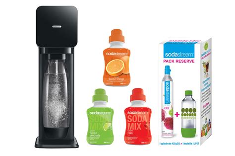 Machine à soda et eau gazeuse Sodastream PLAY N 3 CONCENTRES PACK