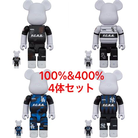 BE RBRICK F C R B MLB 100 400 NEW YORK YANKEES LOS ANGELES DODGERS