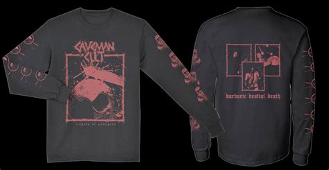 "RITUALS OF SAVAGERY" long sleeve | CAVEMAN CULT