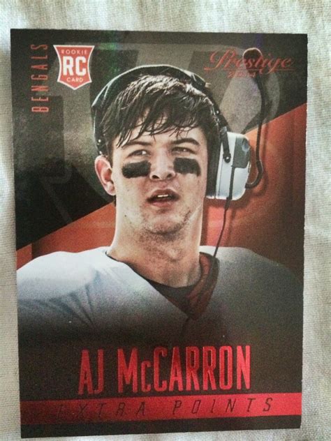 Aj Mccaron Extra Points Rookie Insert Ryan Mcguire Flickr