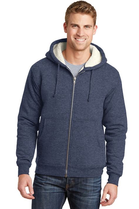 Cornerstone Heavyweight Sherpa Lined Hooded Fleece Jacket Cs625