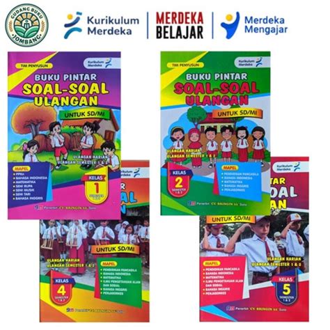 Jual Buku Pintar Soal Soal Ulangan Kurikulum Merdeka Untuk Sd Mi