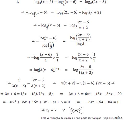 Aprender Matemática Logaritmos