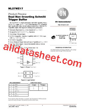 Nl Wz Dft Datasheet Pdf On Semiconductor