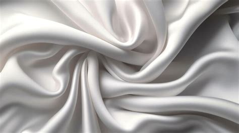 Premium AI Image | pure white satin fabric