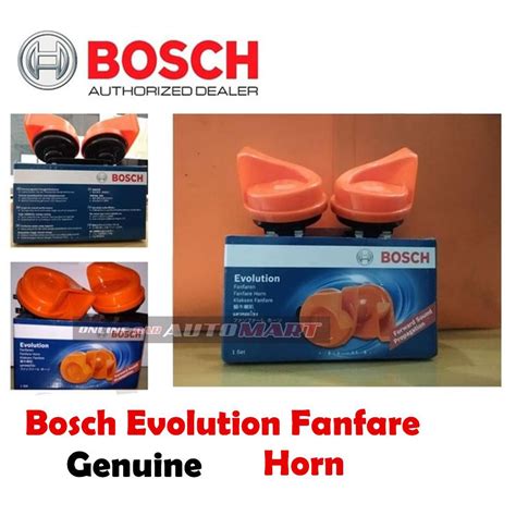 Bosch Evolution Fanfaren Horn Klaksen Fanfare Set For 2 Black Shopee