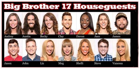 “Big Brother 17” Cast Announced! - San Francisco News