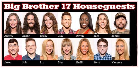 Big Brother 17” Cast Announced Canyon News