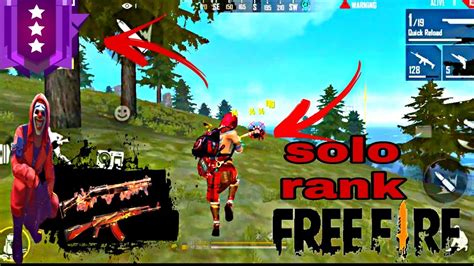 Solo Vs Solo Rank Full Rush Killing Montage Free Fire Gameplay