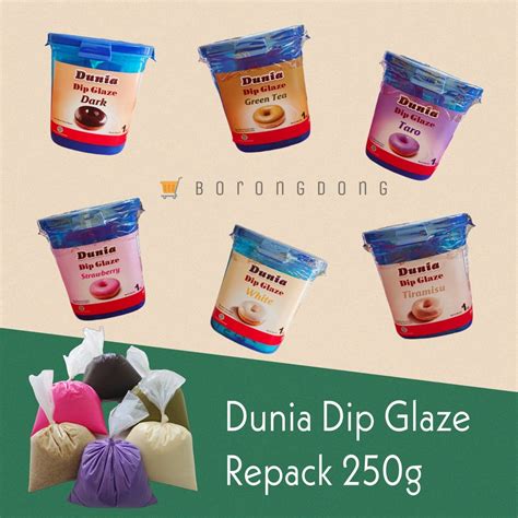 Jual Dunia Dip Glaze 250g Topping Donat Topping Pisang Nugget