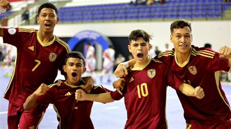 Venezuela goleó 7 1 a Perú en el Sudamericano de Futsal sub 17