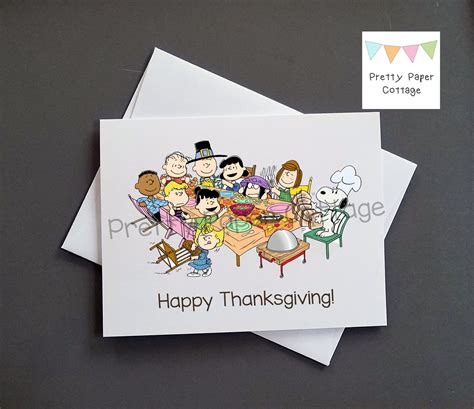 ♥ Peanuts Gang Thanksgiving Cards ♥ Happy Thanksgiving Cards with ...