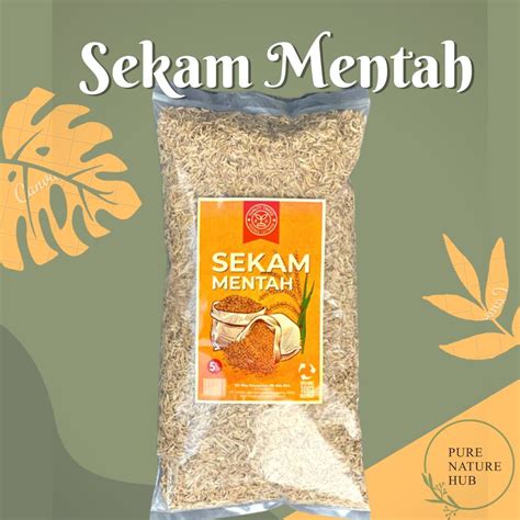 Raw Sekam Padi Paddy Husk L Rice Husk Gardening Planting Compost