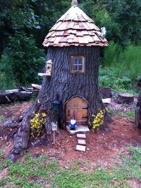 Fairy Tree Houses Fairy Garden Houses Garden Trees Gnome Garden