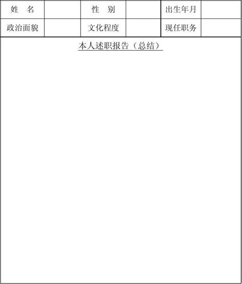 事业单位工作人员年度考核登记表word文档在线阅读与下载无忧文档