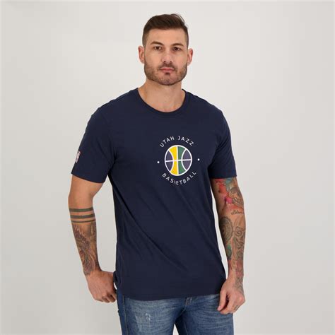 Camiseta New Era Nba Utah Jazz Core Marinho Futfanatics