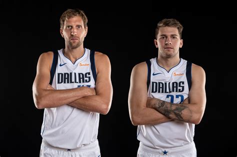 Dallas Mavericks Luka Doncic And Dirk Nowitzki To Be On Nba K Cover