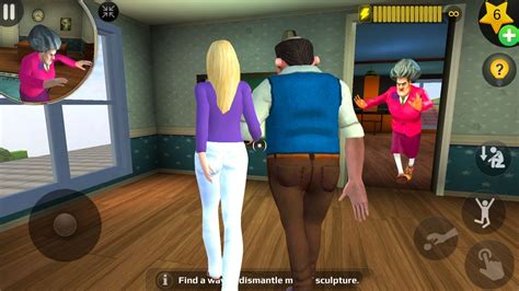 Scary Teacher 3D Playing As Francis Girlfriend In Miss T House New