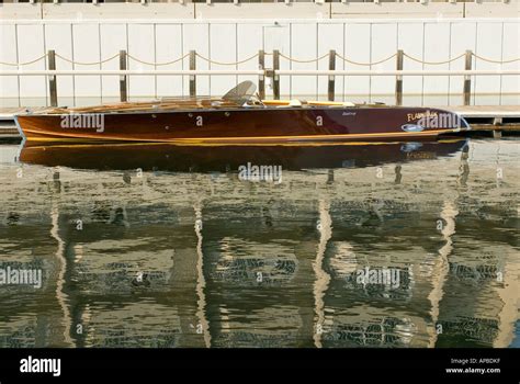 Idaho The Coeur D Aelne Resort Boardwalk Coeur D Alene Wooden Boat