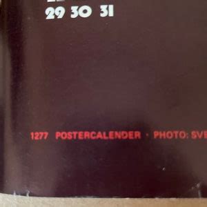 Calendar Naked Woman Collage Vintage Poster Sexy Women Etsy UK