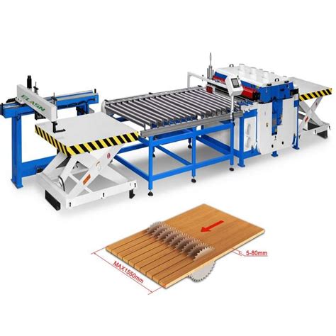 Plank Multi Rip Saw Wood Planer Machine