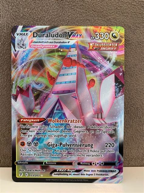 Pokemon Duraludon VMAX Rare Drachenwandel DE 123 203 Kaufen Auf Ricardo