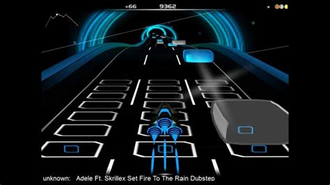 Adele Ft Skrillex Set Fire To The Rain Dubstep Audiosurf Youtube