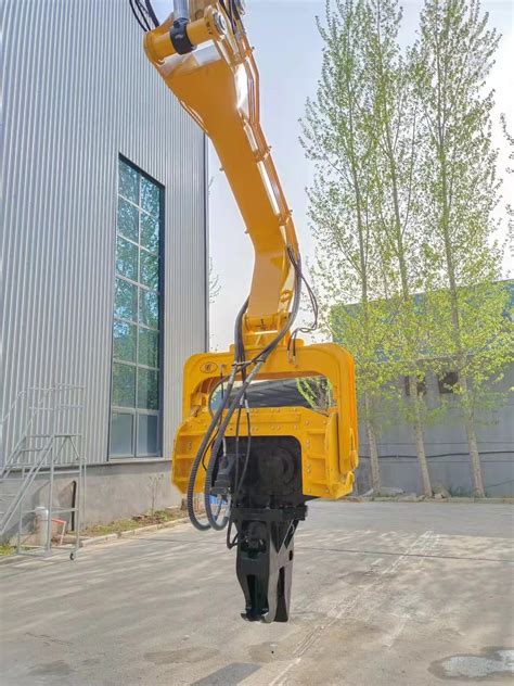 High Operating Efficiency Excavator Attachment Hydraulic Vibro Pile