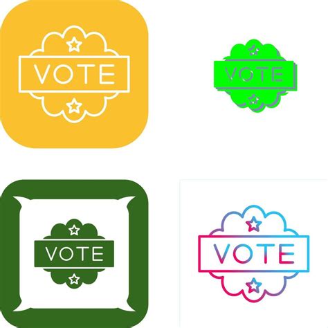 Vote Icon Design 44888896 Vector Art At Vecteezy