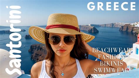 Santorini Serenity Bikini Beauty In The Aegean Paradise YouTube