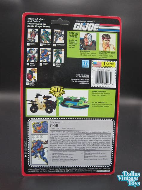 1993 Hasbro Gi Joe Battle Corps Viper Cobra Infantry Trooper 5 C519b