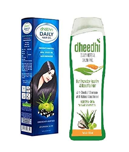 Buy Dhathri Deedhi Shampoo 200 Ml And Daily Hair Care Oil 90 Ml Total