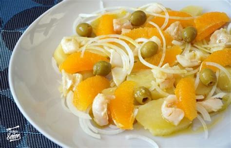 Ensalada Malague A Con Bacalao Y Naranja Receta F Cil Y Casera