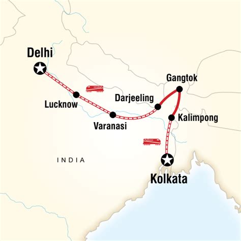 Darjeeling Himalayan Railway Map